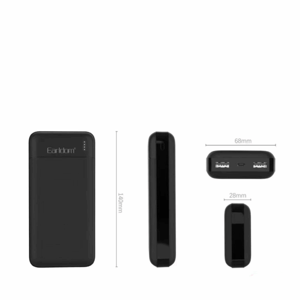⁦• Power Bank Earldome 10000mAh + Airpods M38⁩ - الصورة ⁦2⁩