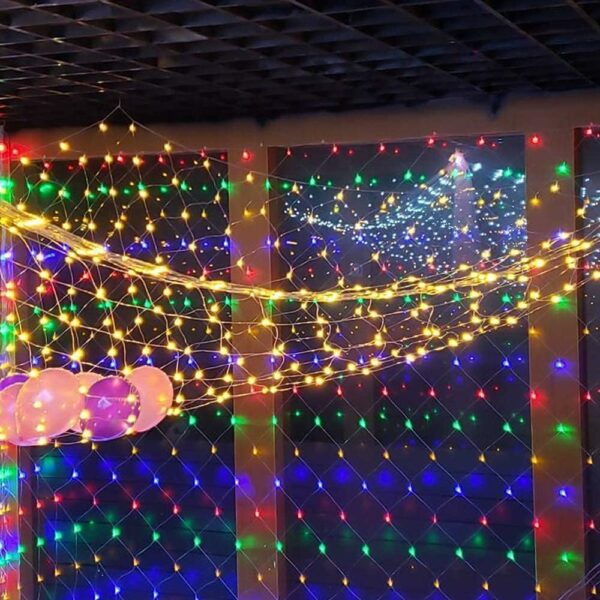 ⁦• شبكة رمضان المضيئة الترند 2*2 LED⁩ - الصورة ⁦2⁩