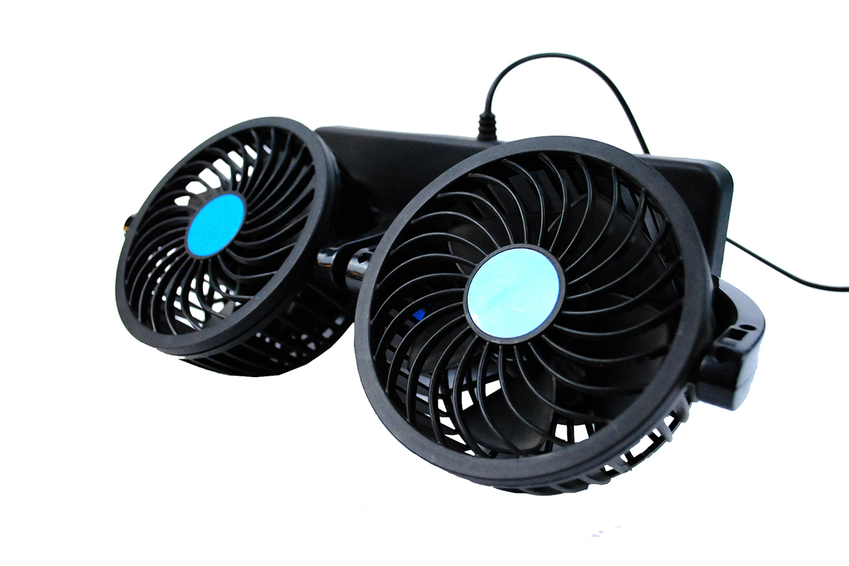 مروحة سيارة مزدوجة الرأس - الصورة 2