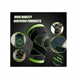 • عرض قطعتين ركبة برباط ضاغط اخضر