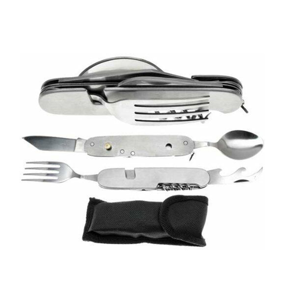 طقم ادوات مائدة قابلة للطي 6 في 1 - الصورة 4