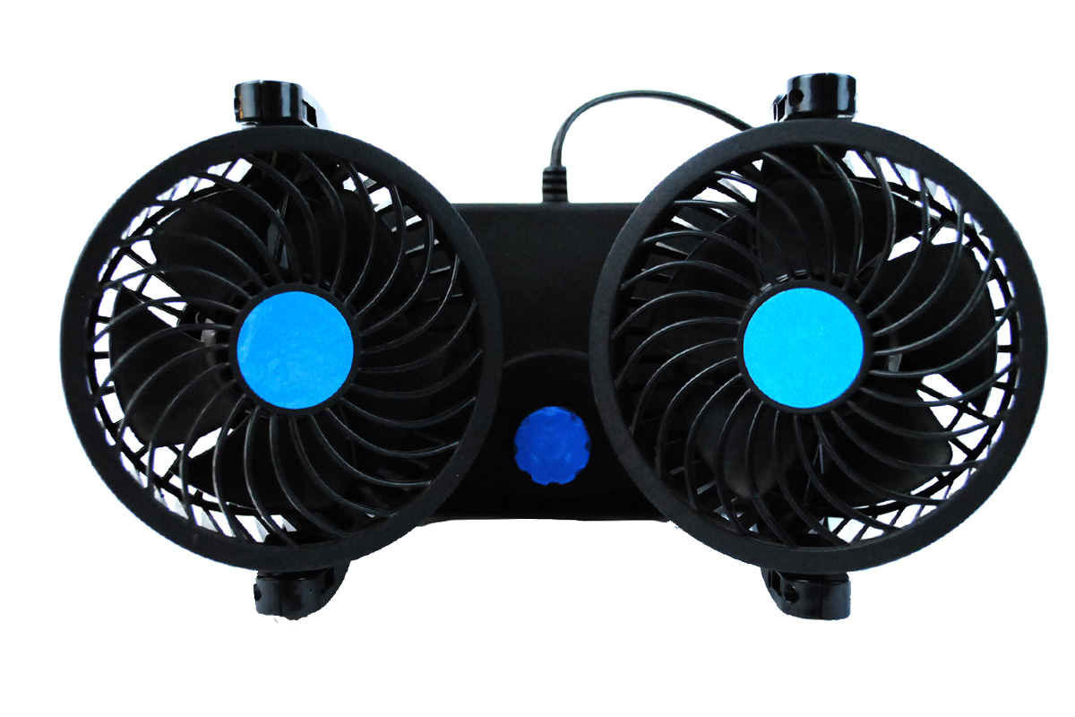 مروحة سيارة مزدوجة الرأس