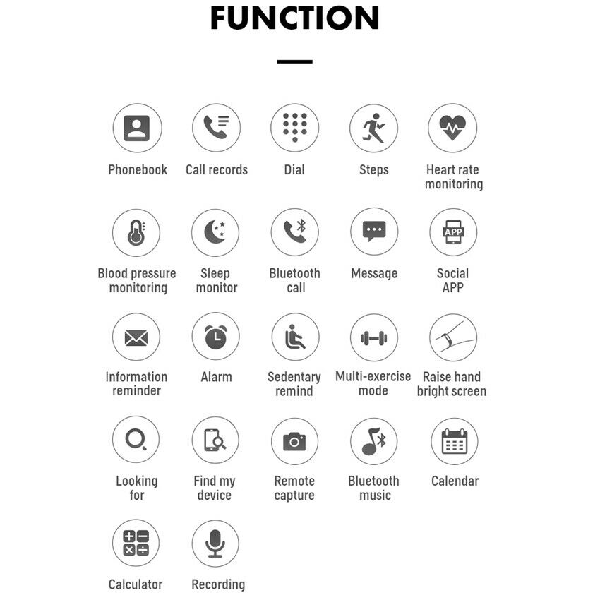 Smart Watch M6 أسود - الصورة 6