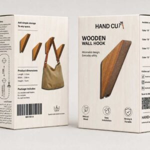 ⁦Wood Wall Hooks⁩ - الصورة ⁦5⁩