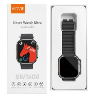 ⁦عرض سماعة ذكيه مع شاشة A9 (لون ابيض) + VIDVIE Smart Watch Ultra Orignal SW1608⁩ - الصورة ⁦5⁩