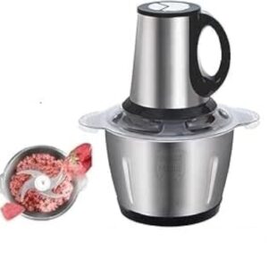 ⁦عرض خلاط Silver Crest + مطحنة 4500 وات + مفرمة اللحوم الكهربائية ستانليس 5 لتر Silver Crest 1000 Watt⁩ - الصورة ⁦4⁩