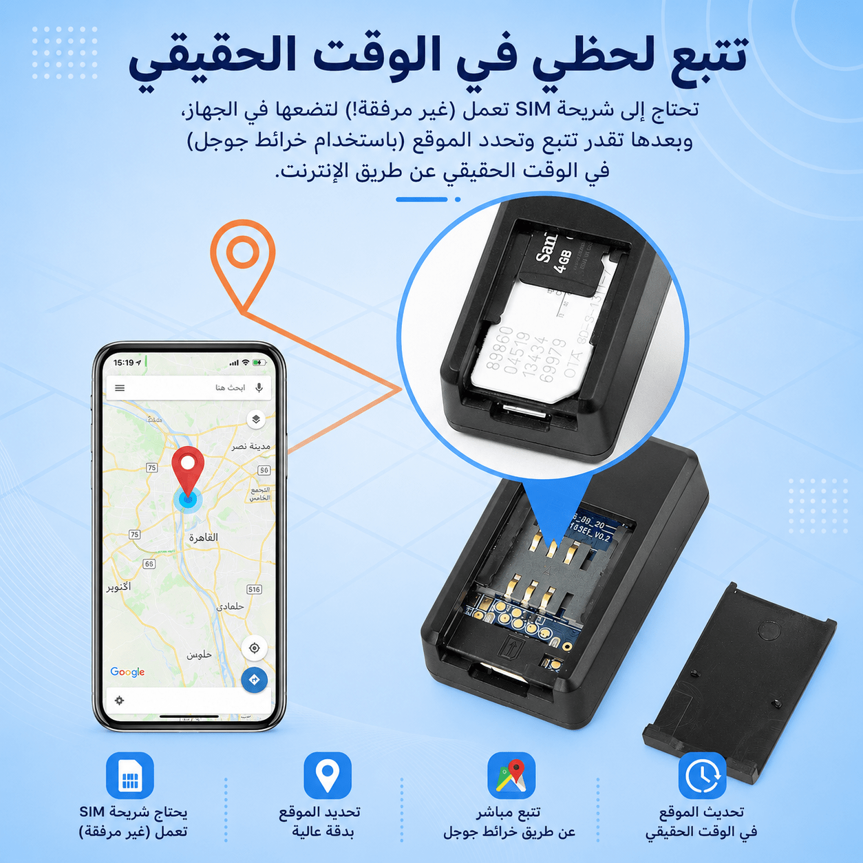 عرض Nokia 2720 Flip phone Dual Sim + Mini GPS Tracker - الصورة 9