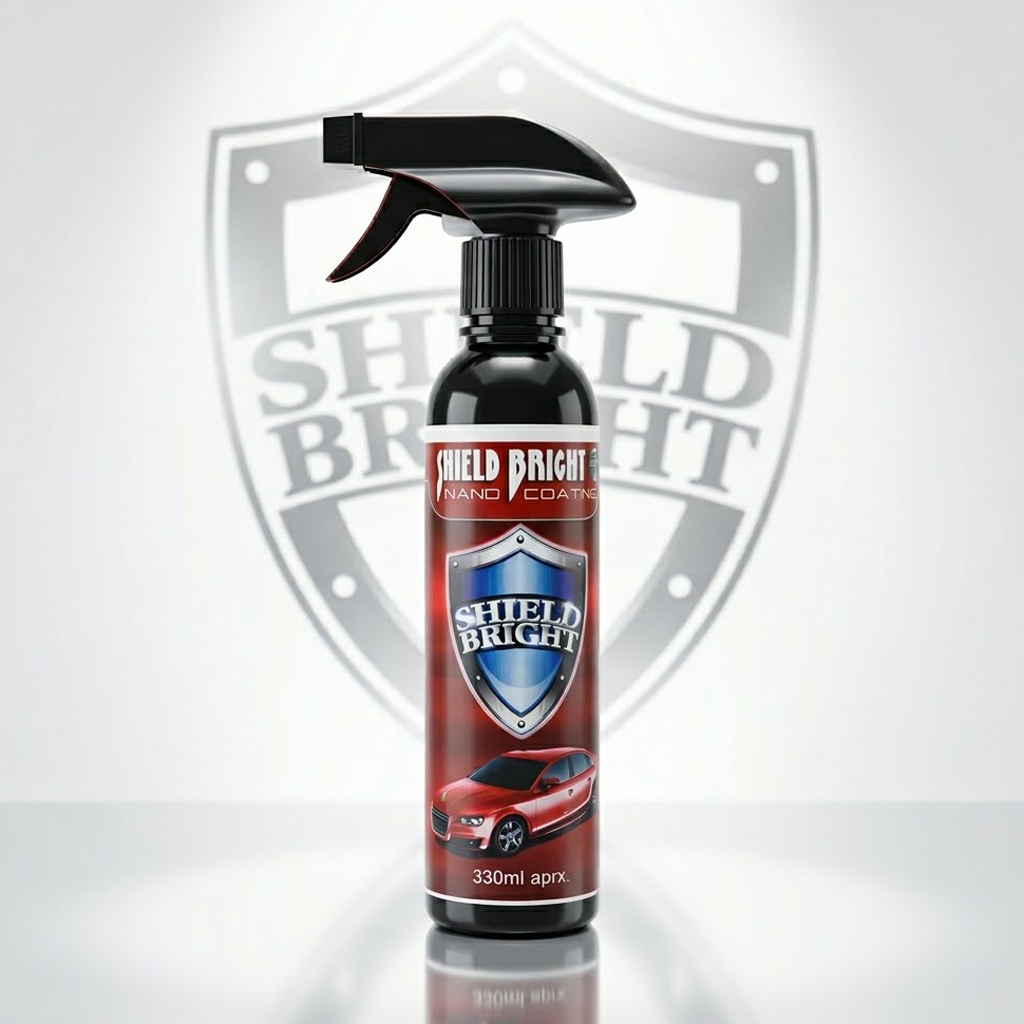 عرض : 3 قطع Shield Bright ملمع سيارات + 2 فوطة مايكروفايبر هدية - الصورة 3