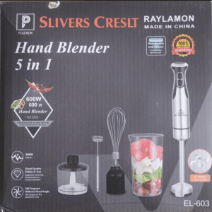 ⁦عرض خلاط + مطحنه 10000 وات BRAUN مع هاند بلندر 5 في 1 Silver Crest⁩ - الصورة ⁦7⁩