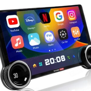 ⁦شاشة سمارت كار بلاى و اندرويد للسيارة 10 بوصة 32G/2RAM + كابل باور⁩ - الصورة ⁦6⁩