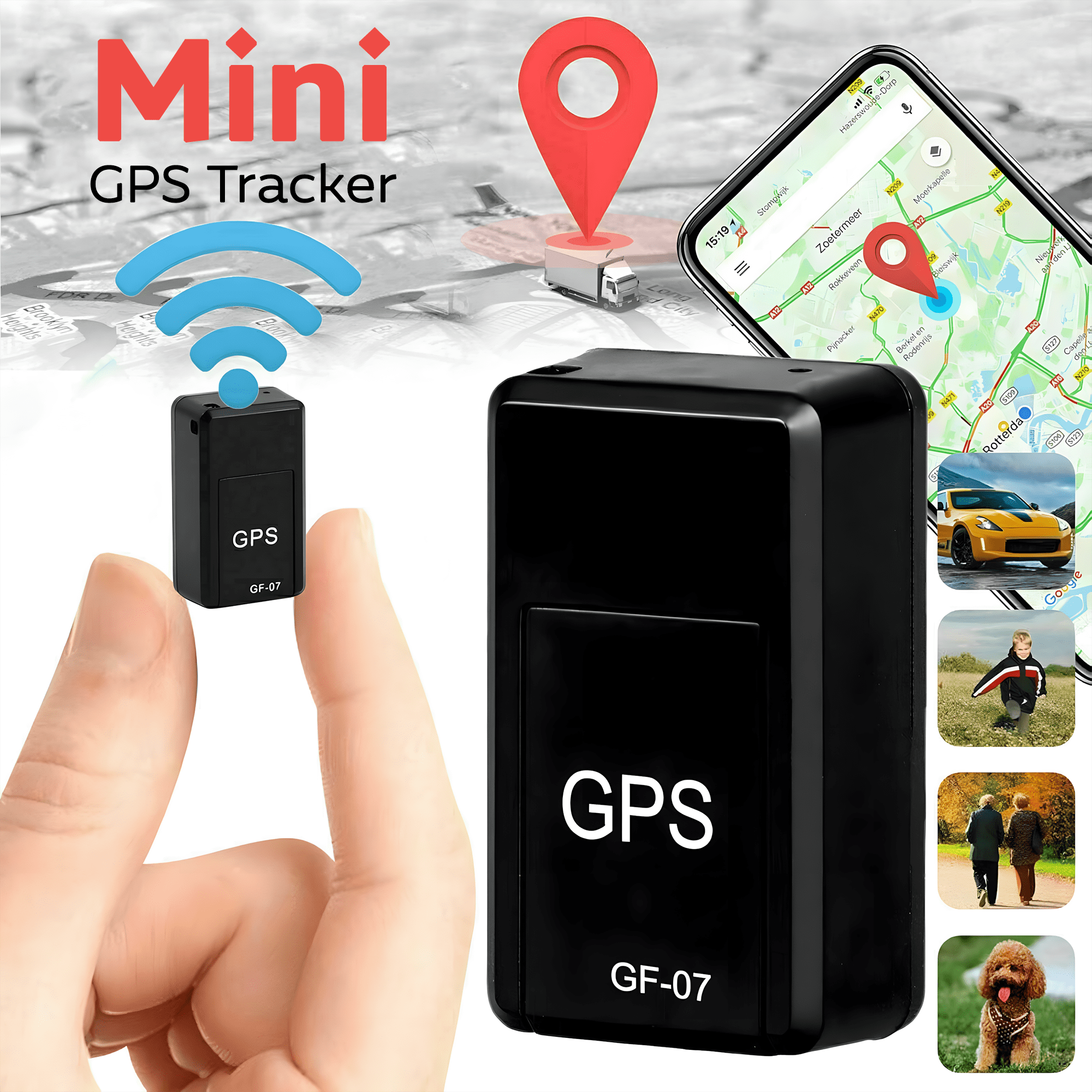 عرض كومبروسر لاسلكي الحديث + Mini GPS Tracker - الصورة 3