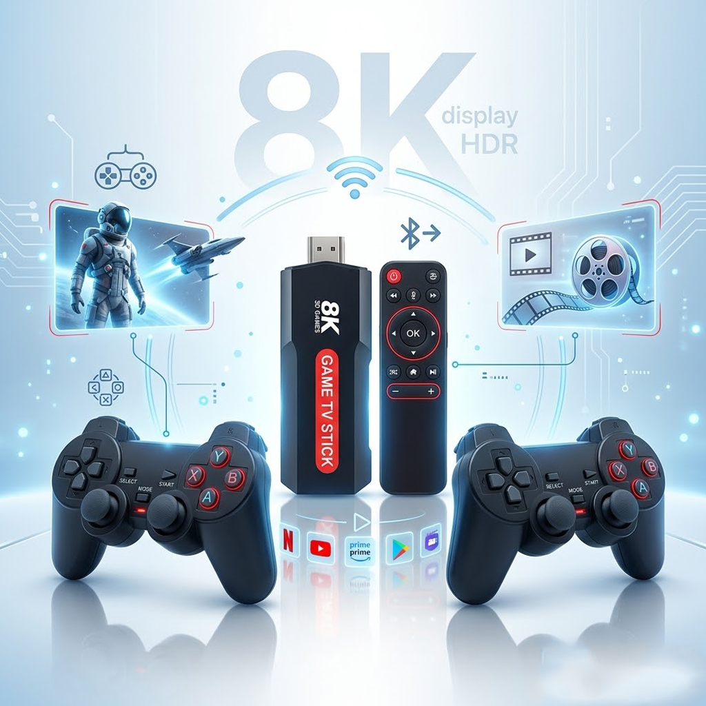 Game TV BOX Stick 8K - الصورة 3