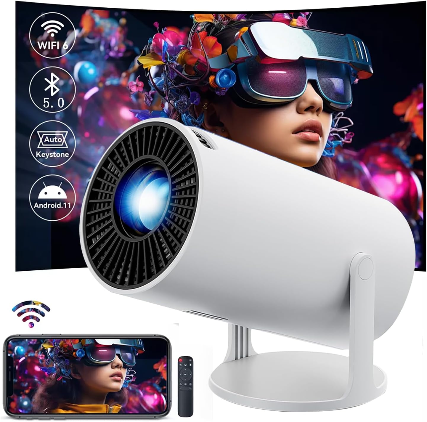 جهاز عرض فيديو واي فاي – بروجيكتور LED - الصورة 5