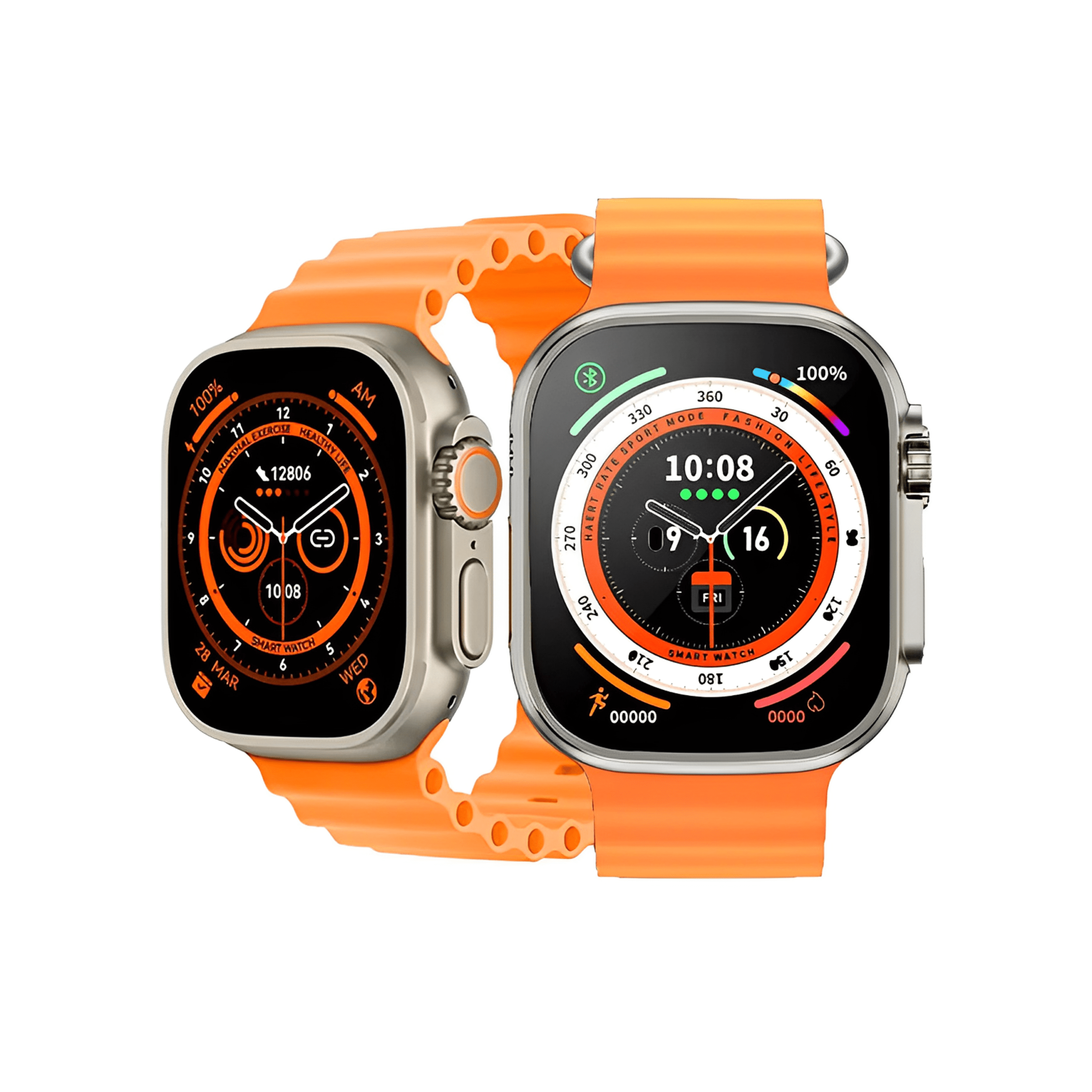 Smart Watch t800 ULTRA (Orange) - الصورة 3