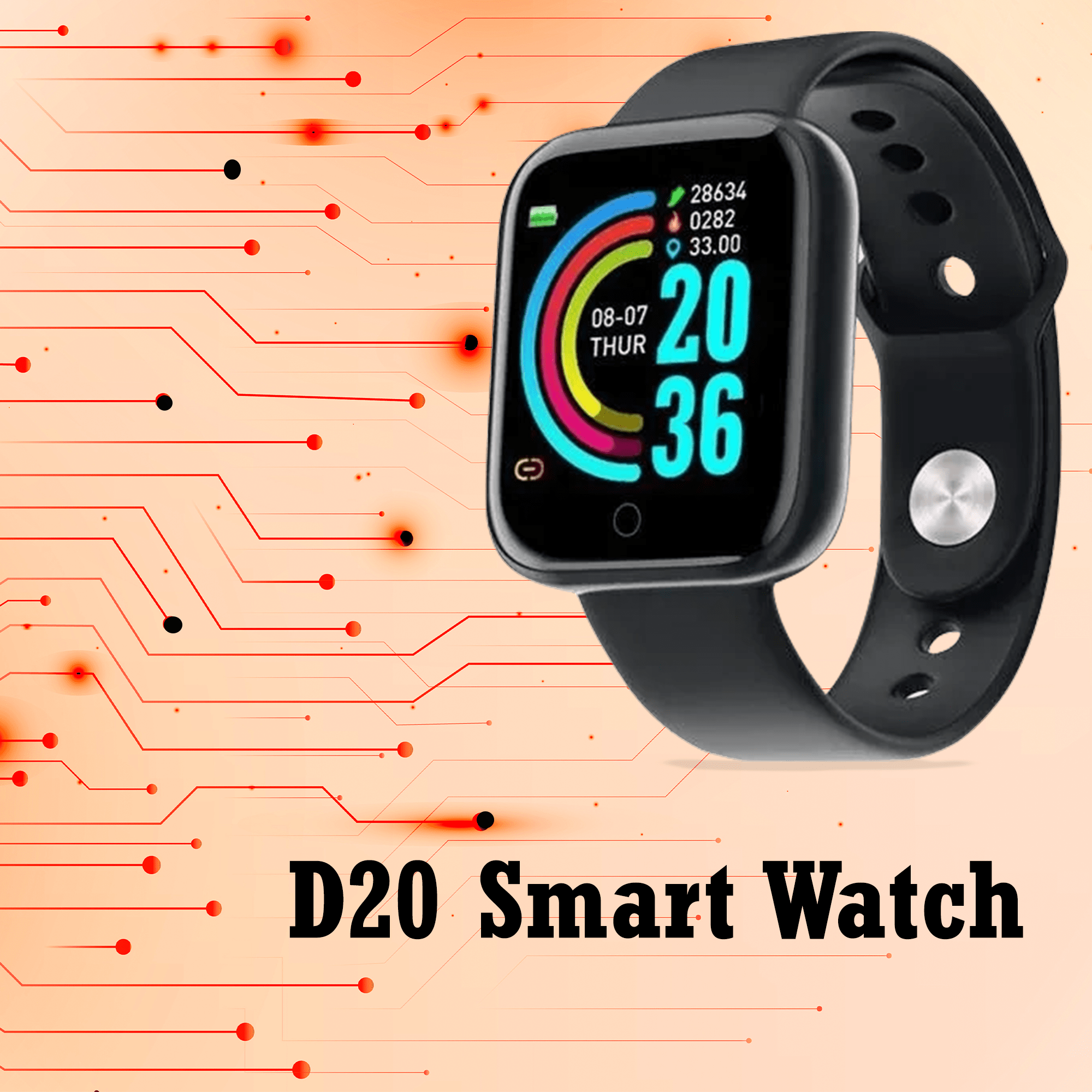 D20 Smart Watch - الصورة 5