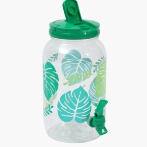 ⁦ديسبنسر العصير + 4 اكواب للعصير ديزاين Leaves 3,5 Liter⁩ - الصورة ⁦5⁩