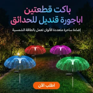 باكت قطعتين اباجورة قنديل للحدائق