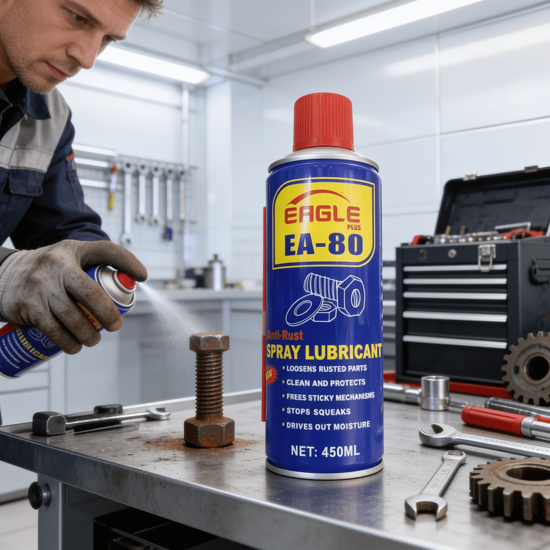 بخاخ إزالة الصدأ Eagle Plus 450ML - الصورة 3