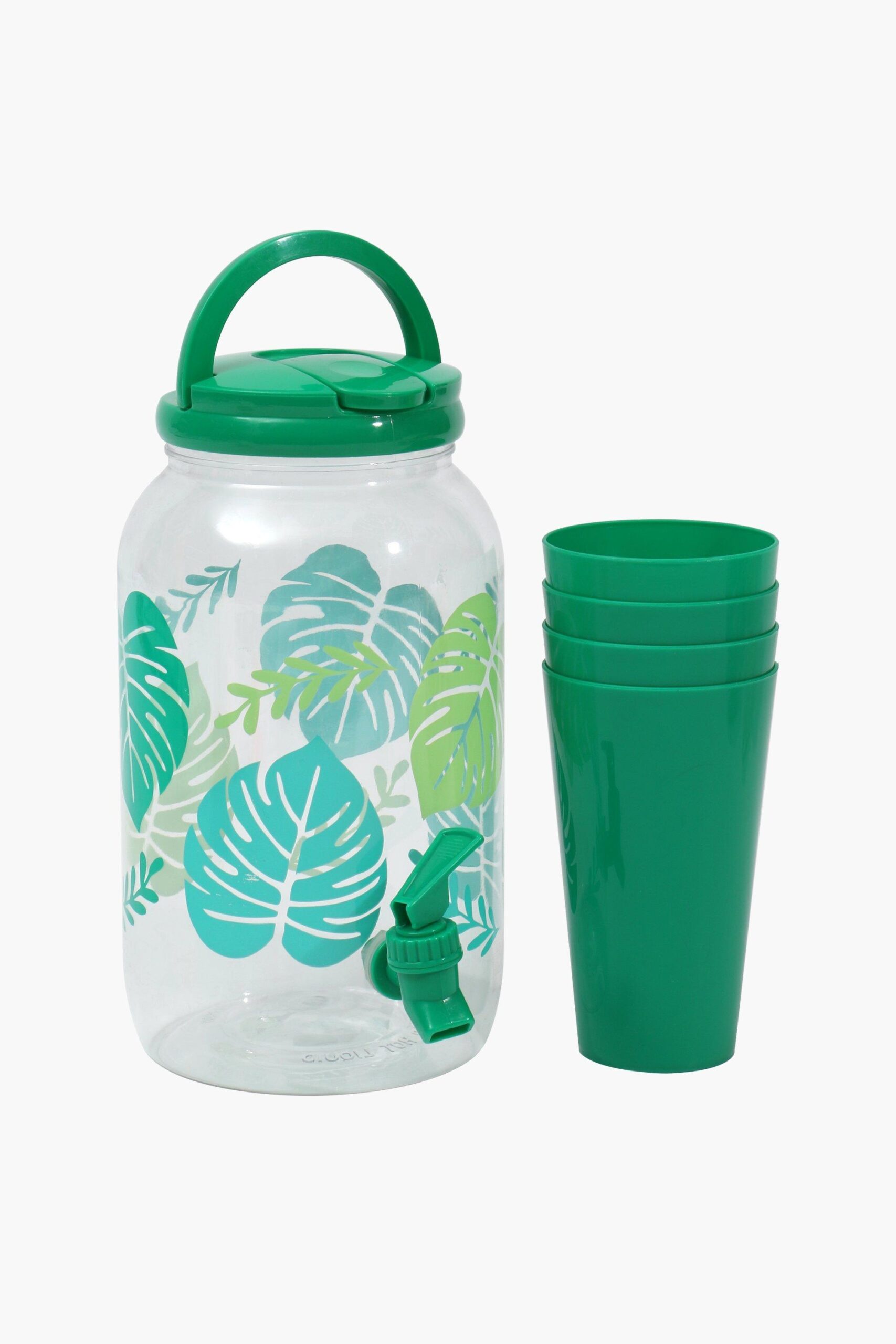ديسبنسر العصير + 4 اكواب للعصير ديزاين Leaves 3,5 Liter - الصورة 2