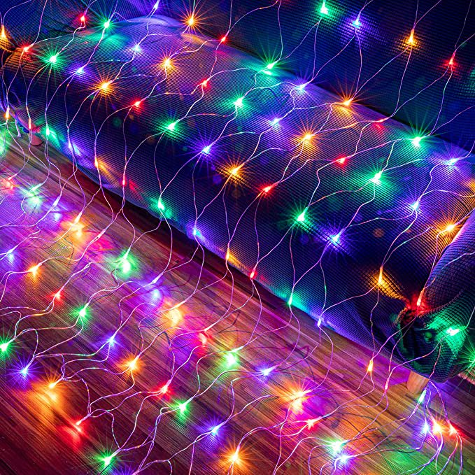• شبكة رمضان المضيئة الترند 2*2 LED - الصورة 3