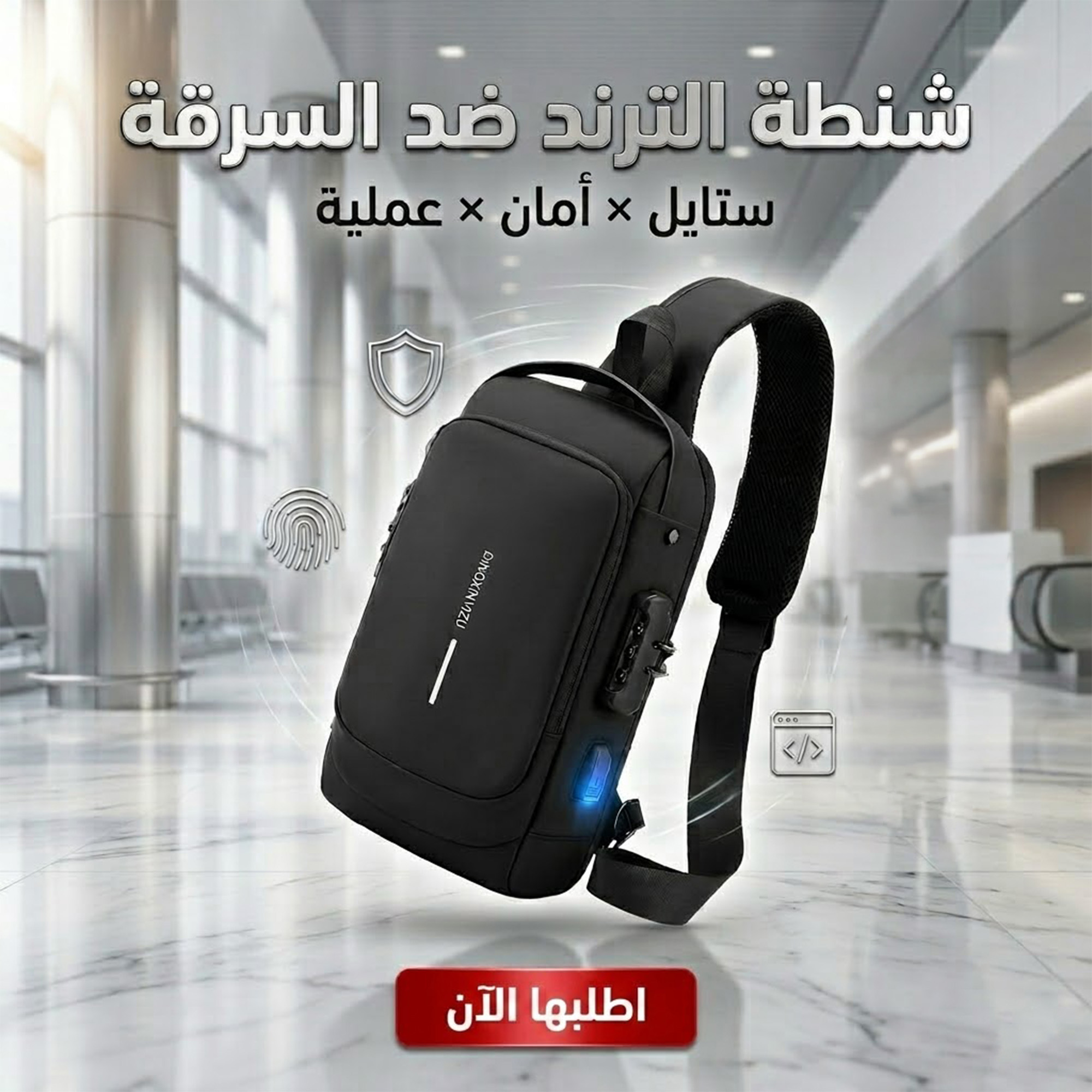 شنطة الترند ضد السرقة