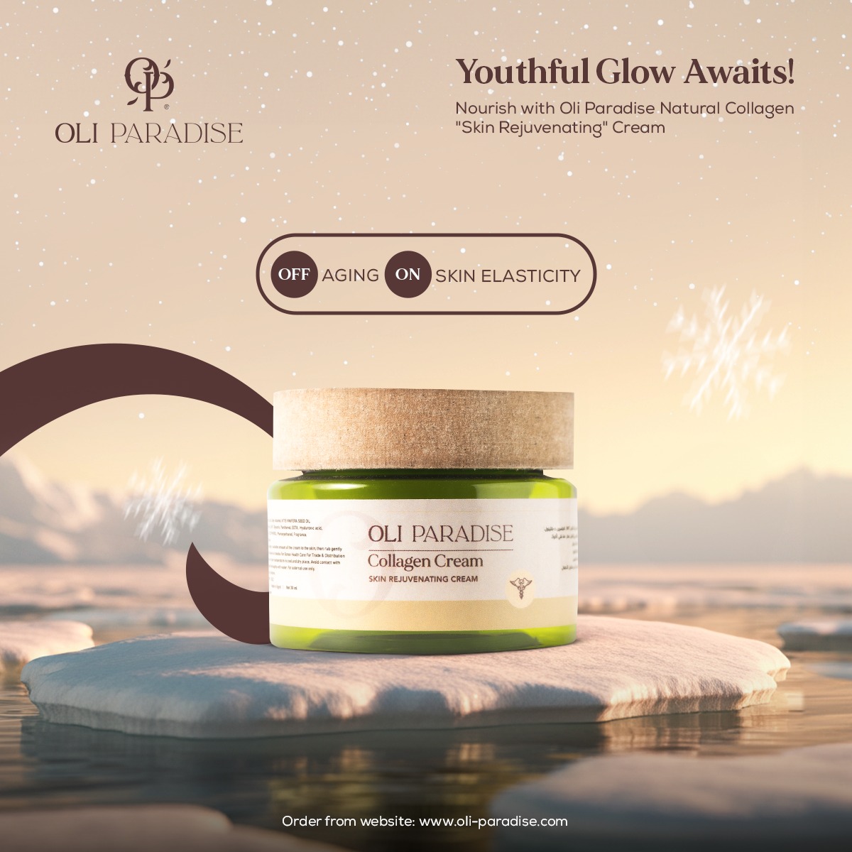 OLI PARADISE COLLAGEN CREAM 60ML for skin - الصورة 2