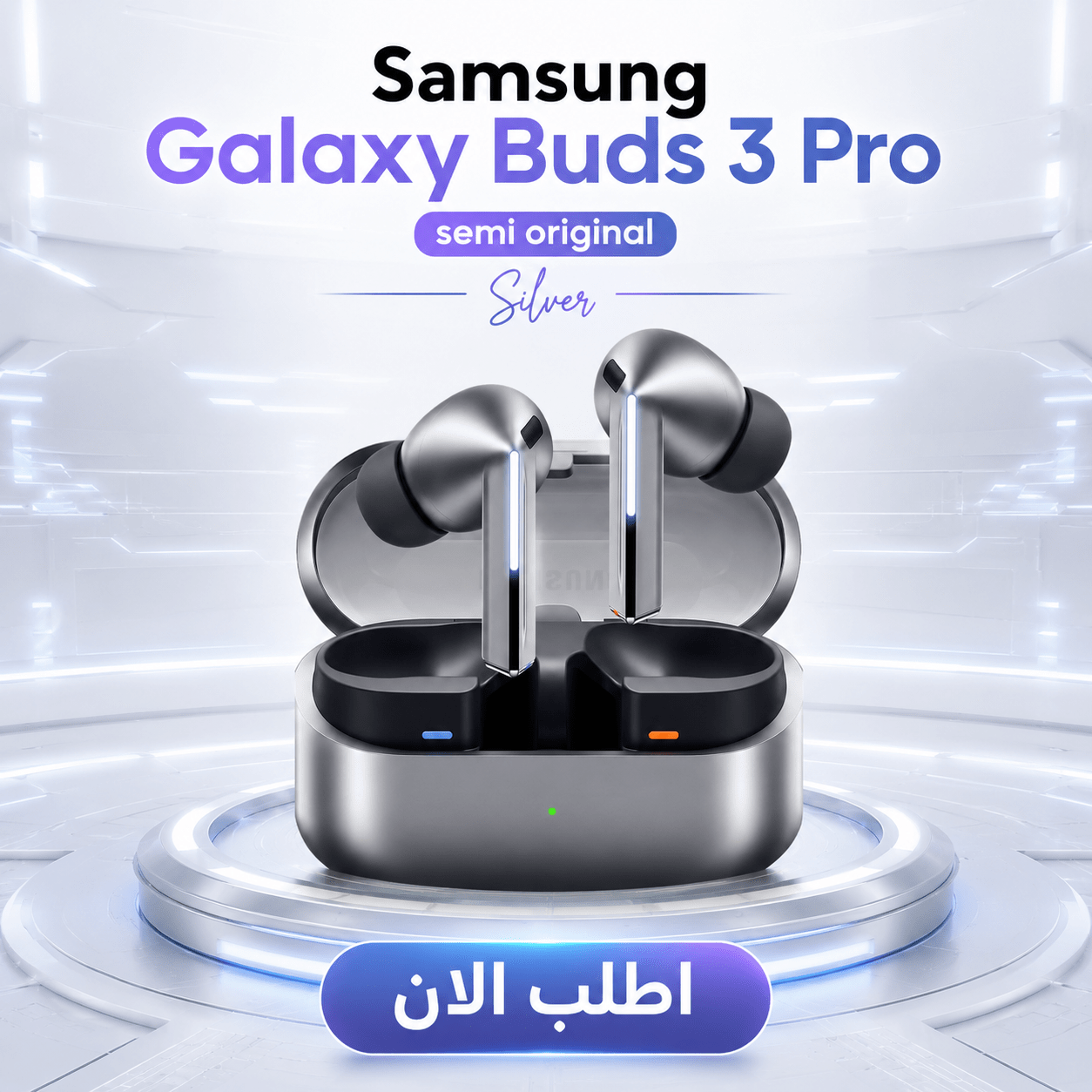 ” Samsung Galaxy Buds 3 Pro semi original Silver”