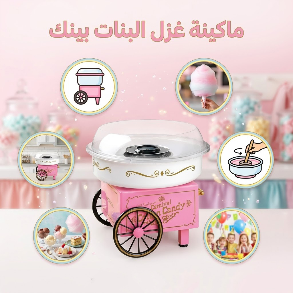 ماكينة غزل البنات بينك - الصورة 3