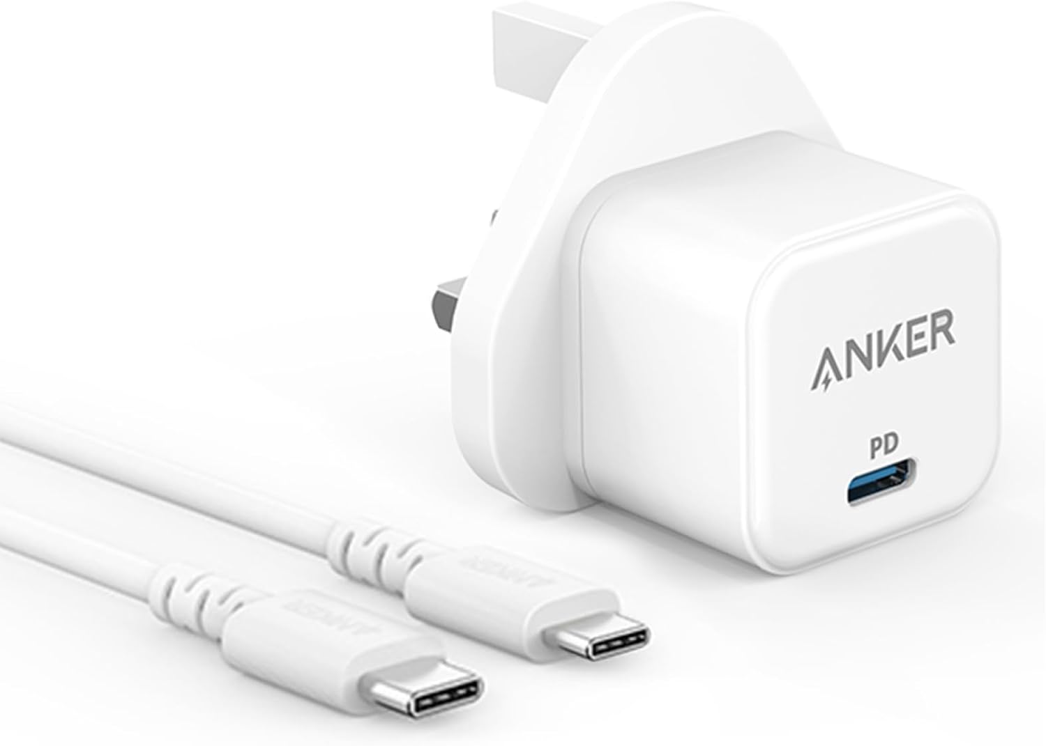 عرض Anker Power Port Nano-20W + كابل شاحن USB متعدد 15 سم، شحن سريع 3 في 1 (Lightning, Type-C & Micro USB) - الصورة 7
