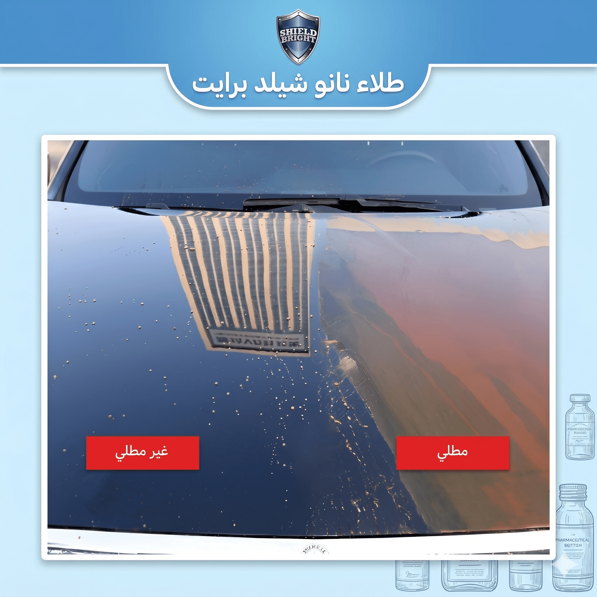 عرض قطعتين ملمع السيارة Shield Bright - الصورة 7