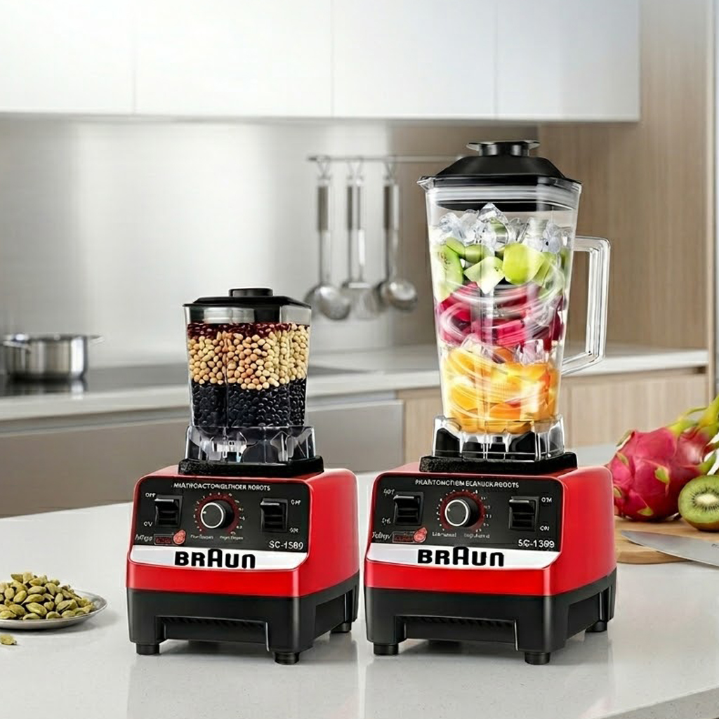 خلاط + مطحنه 10000 وات BRAUN - الصورة 4